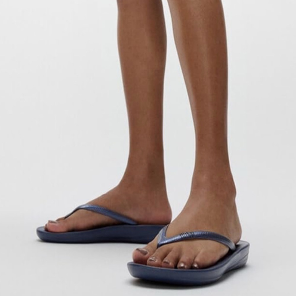 FitFlop Navy Blue Thong Sandals